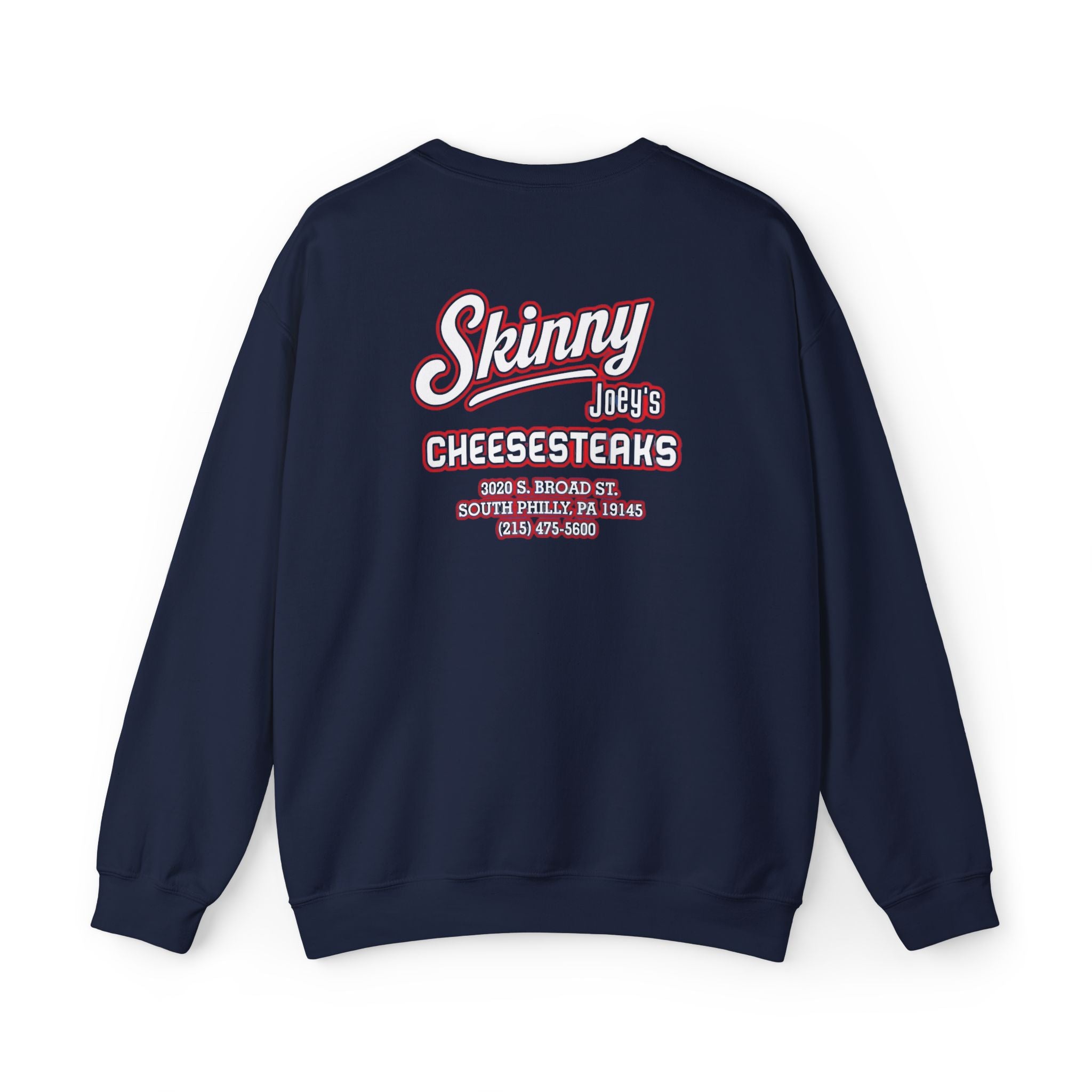 Skinny Joey’s Cheesesteaks Unisex Crewneck Sweatshirt | South Philly 3020 S. Broad St.