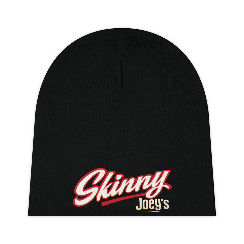 Skinny Joey's Baby Beanie – Retro Script Infant Knit Hat