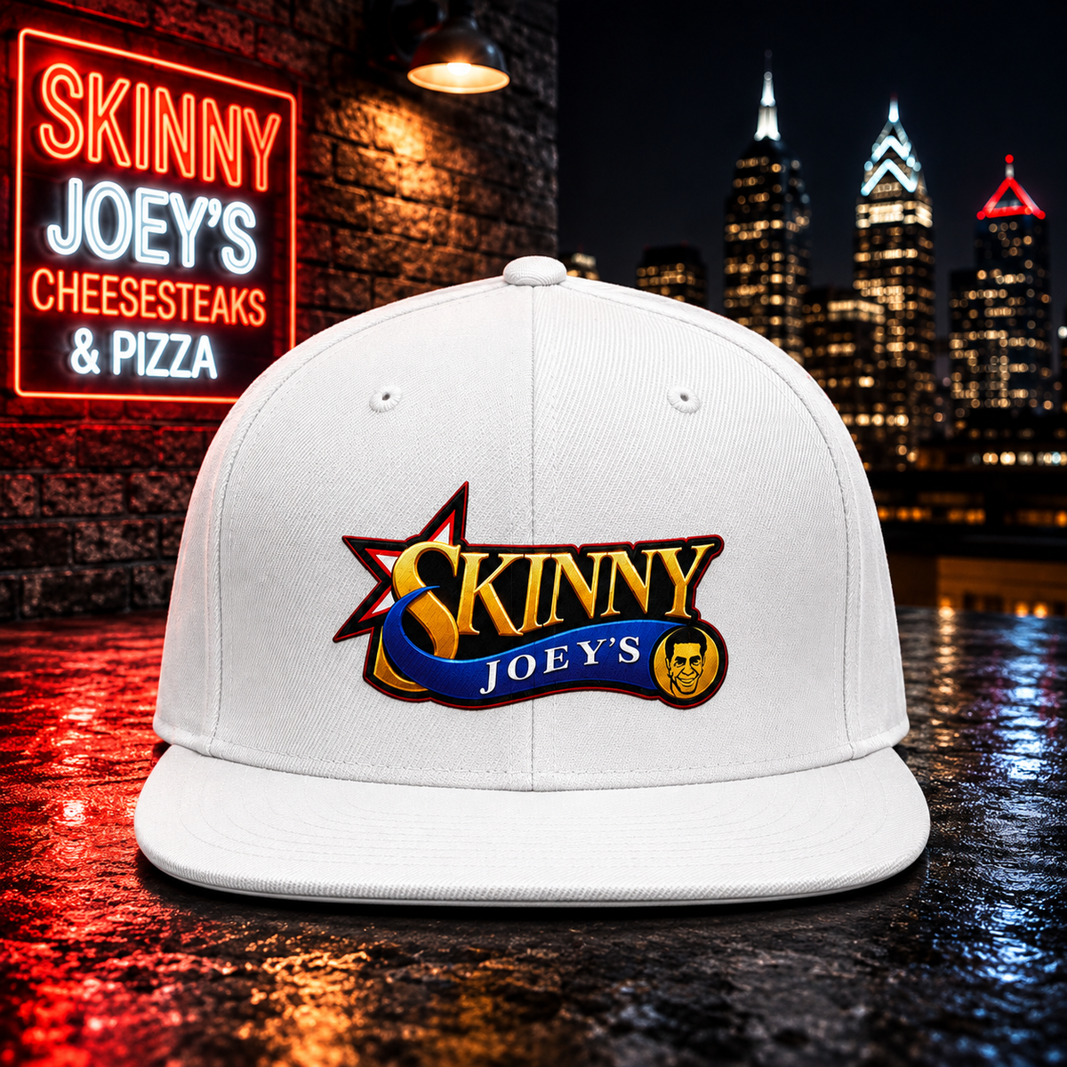 Skinny Joey's Retro Logo Snapback Cap