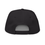 Black cap with a gray interior on a white background