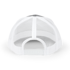 White mesh cap on a white background