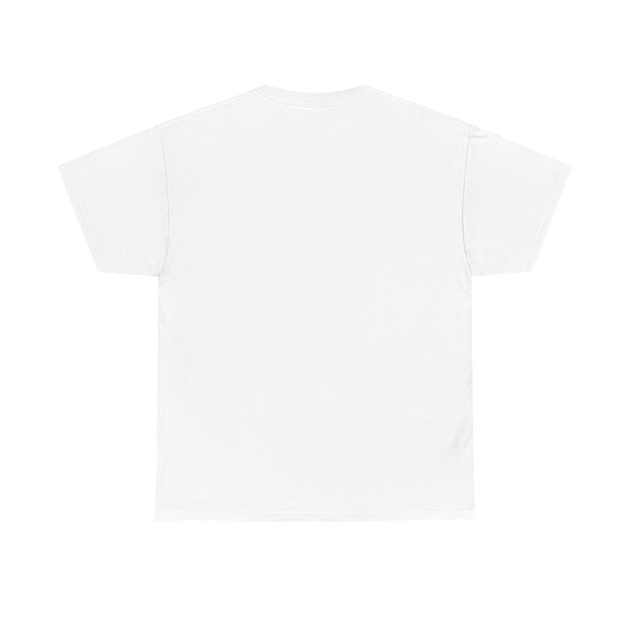 Plain white t-shirt on a white background