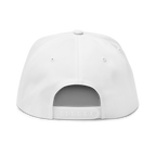 White baseball cap on a white background