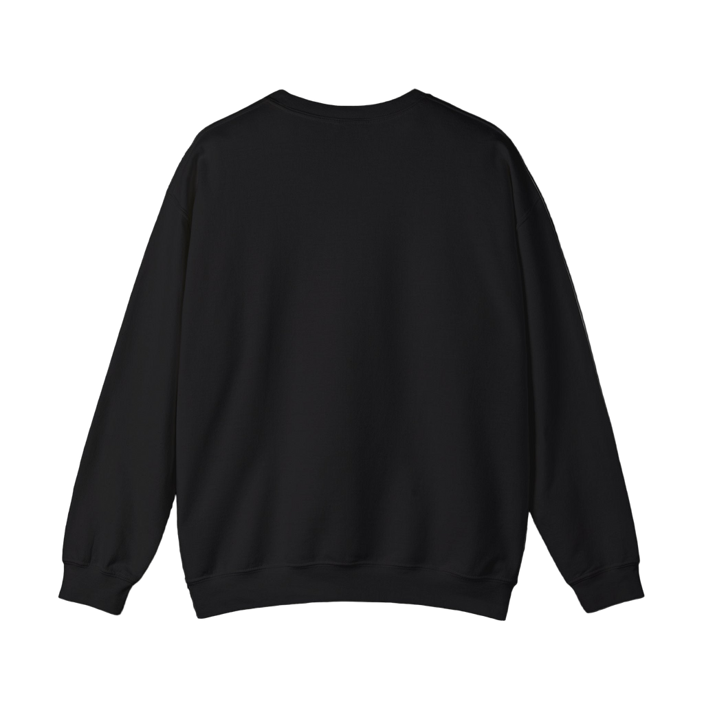 Black sweatshirt on a white background