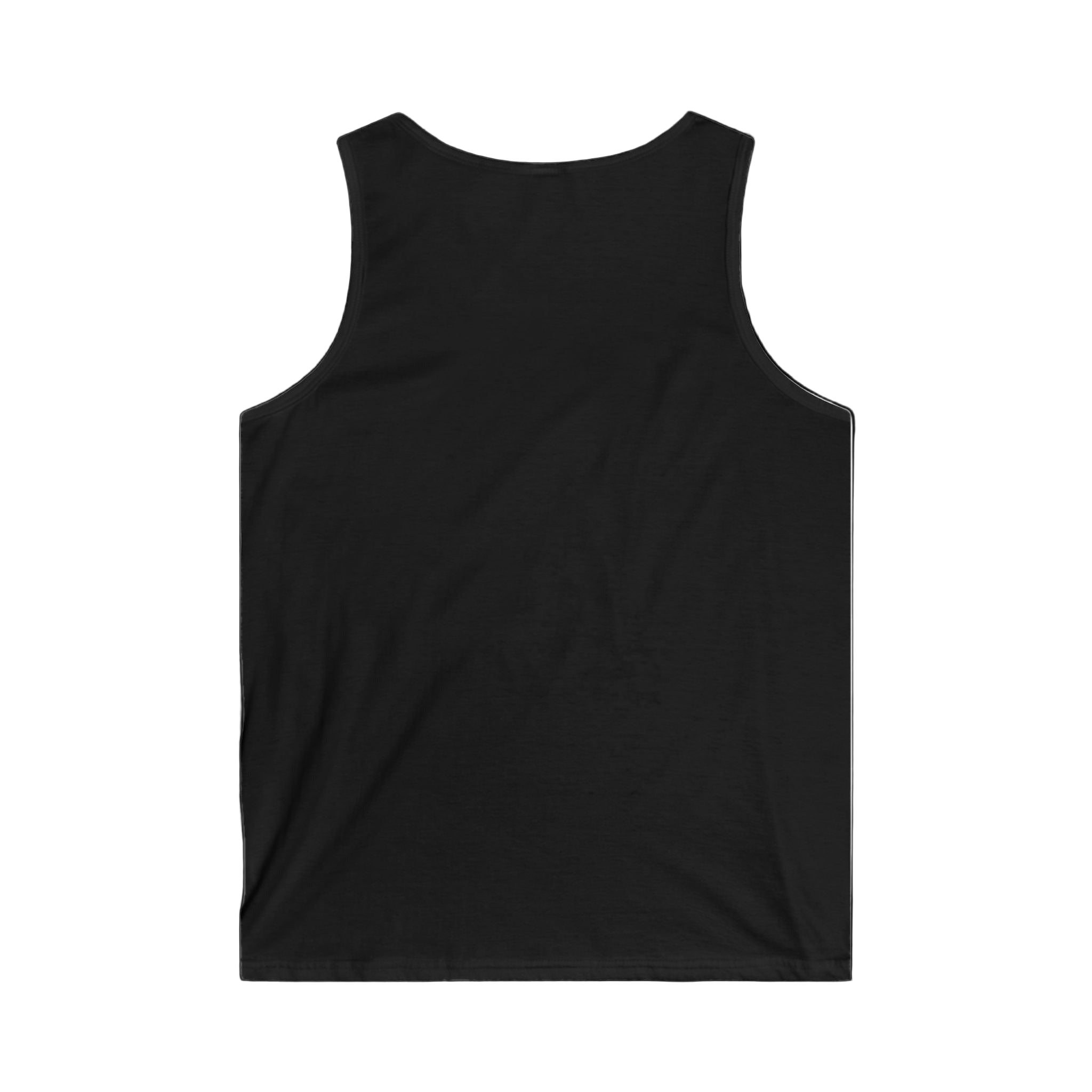 Black tank top on a white background