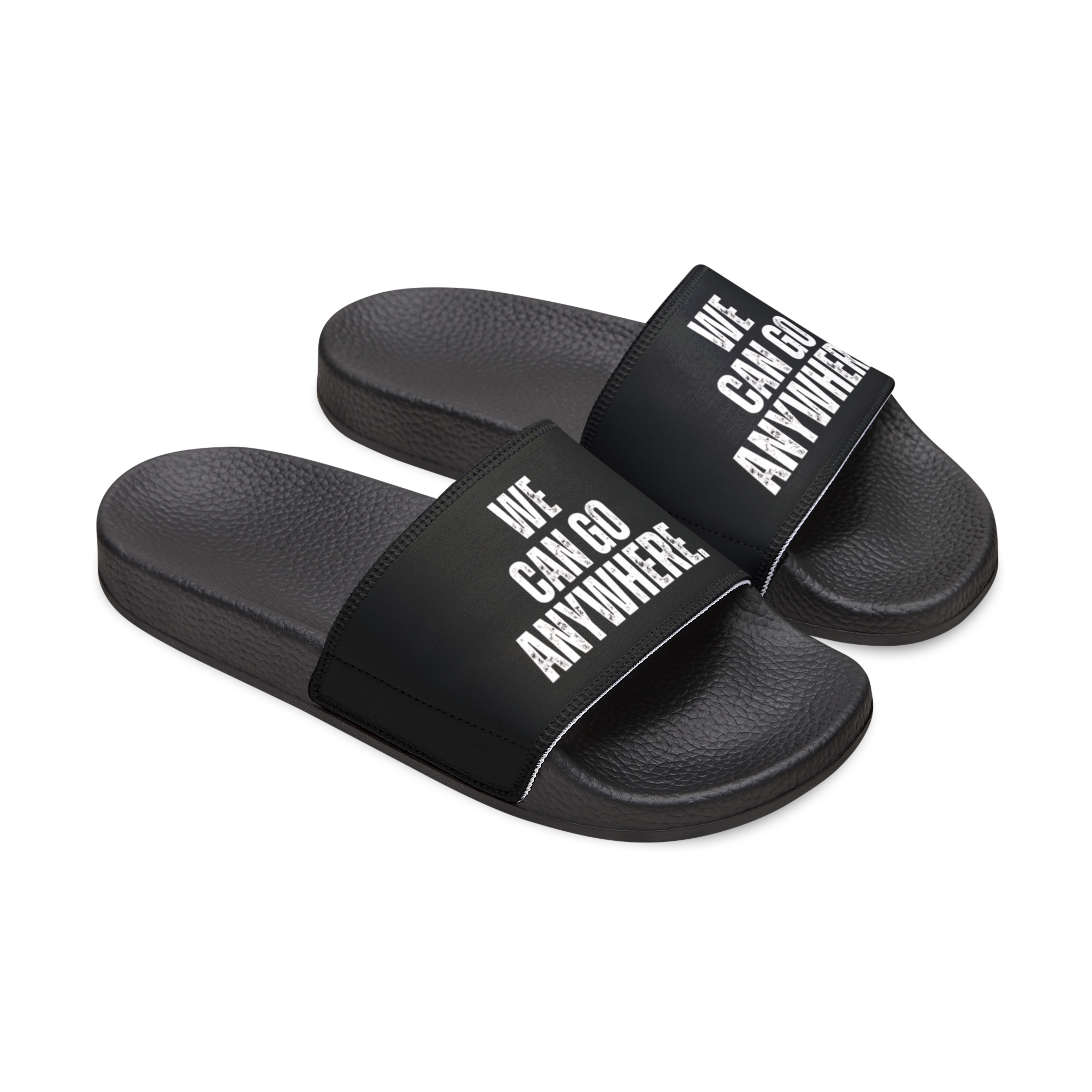 We Can Go Anywhere Men’s Flip Flops – Removable Strap Edition