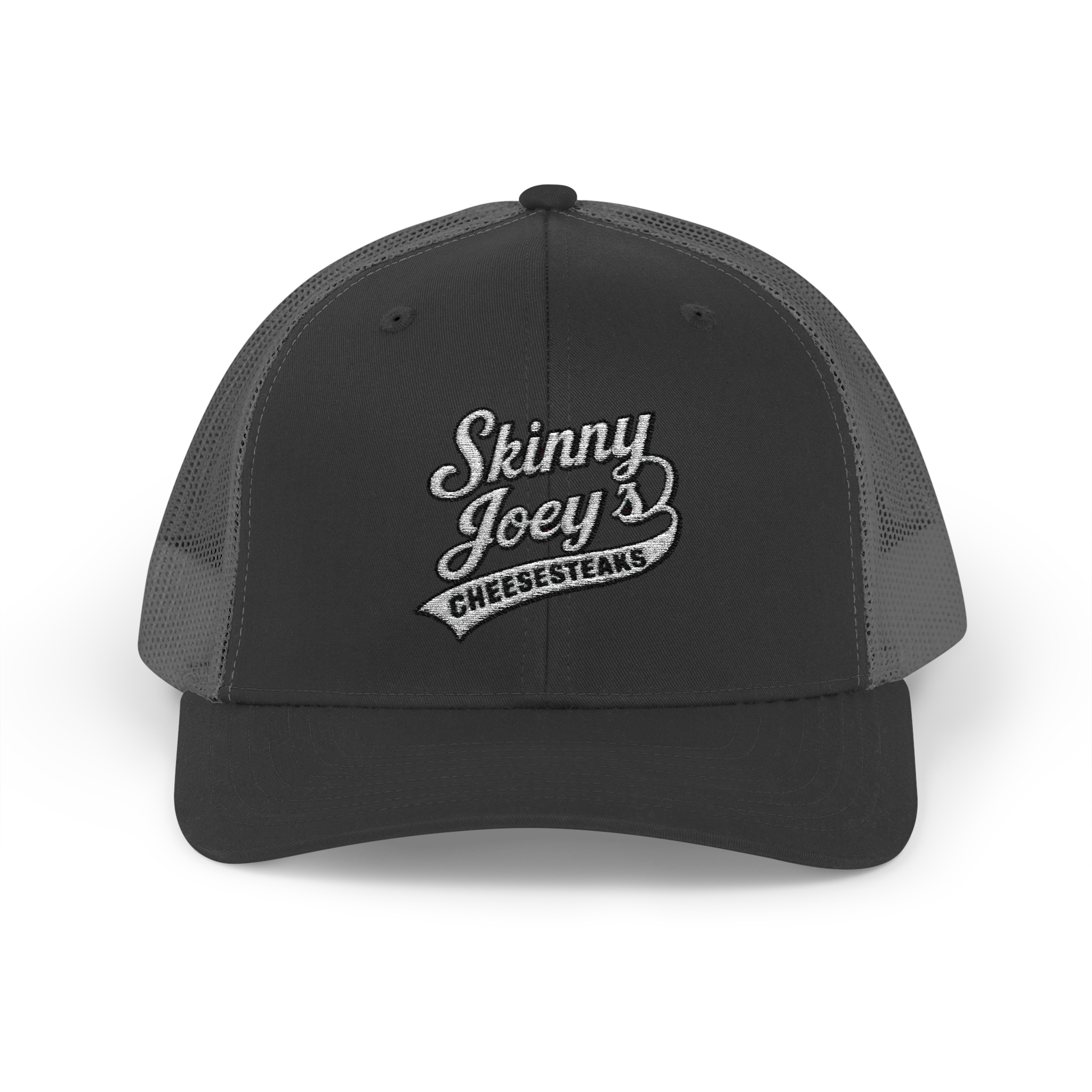 Skinny Joey's Trucker Cap – Retro Script Snapback Hat