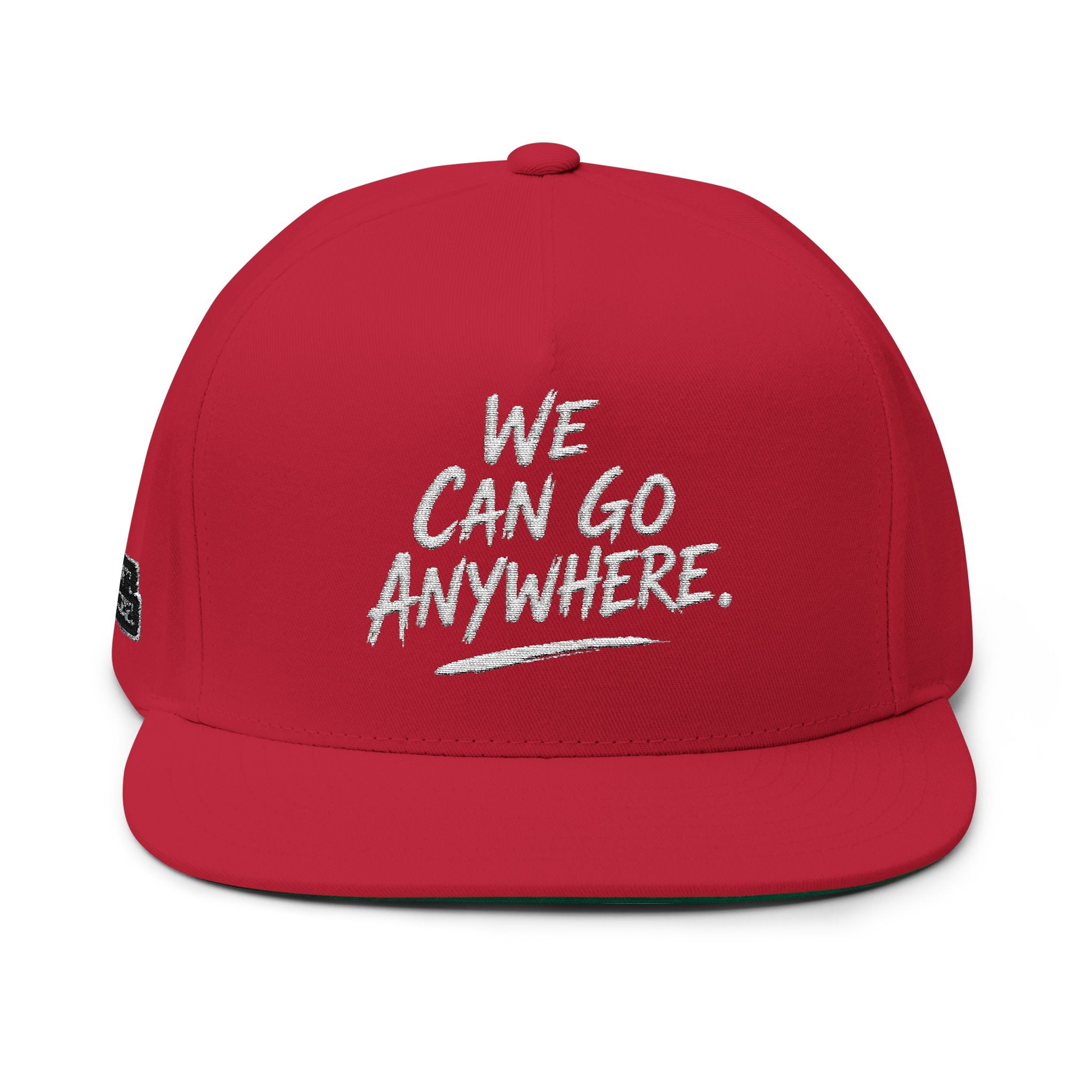 We Can Go Anywhere Embroidered Snapback