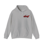 Gray hoodie with 'LIL Snuff' logo on a white background