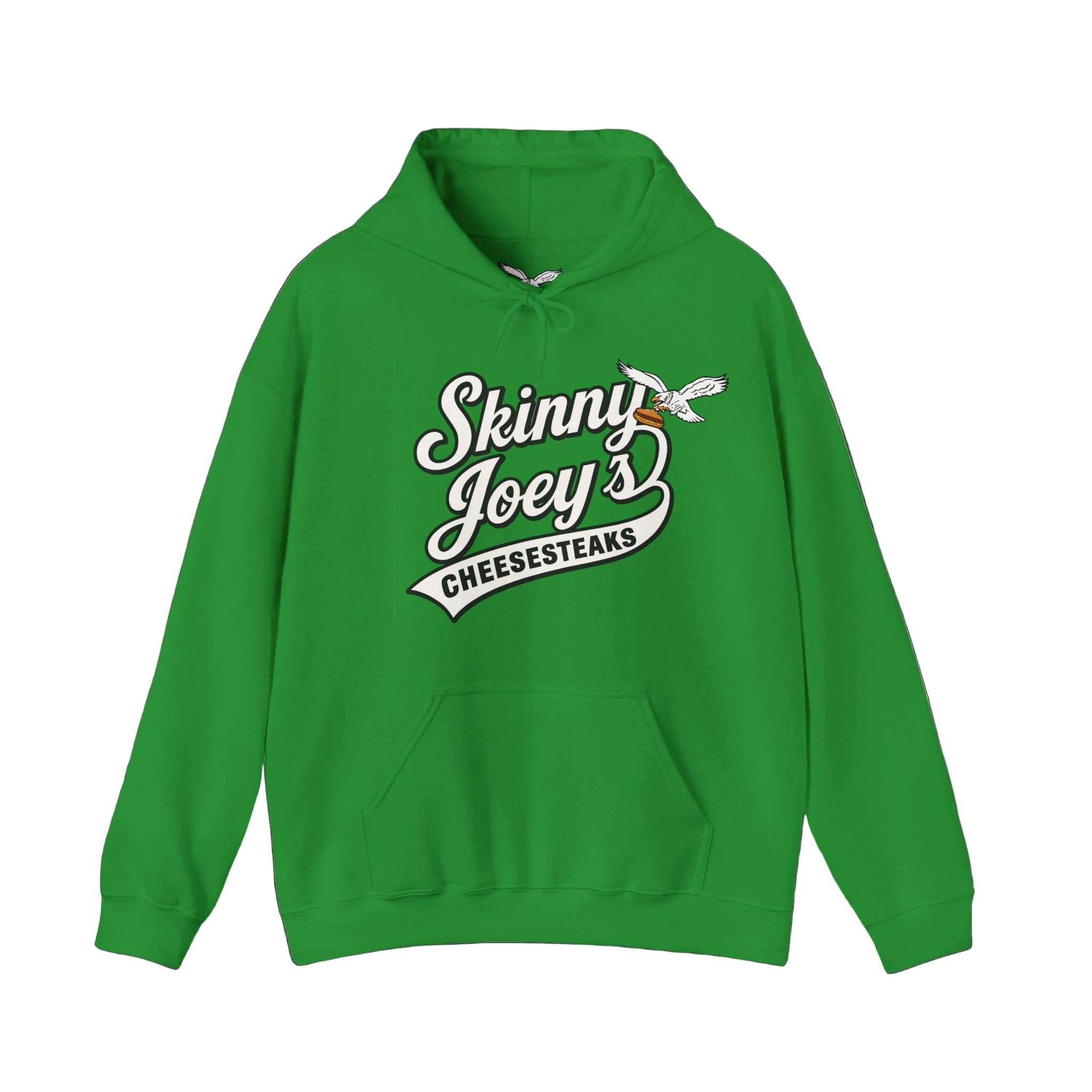 Super Bowl Champs X Skinny Joey Cheesesteaks Logo Pullover Hoodie