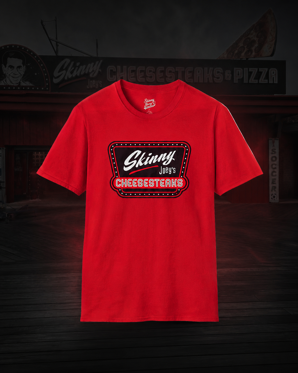 Skinny Joey Cheesesteaks Official Merch Tee Shirt