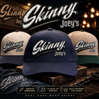 Skinny Joey's Classic Dad Cap – Embroidered Retro Script Baseball Hat