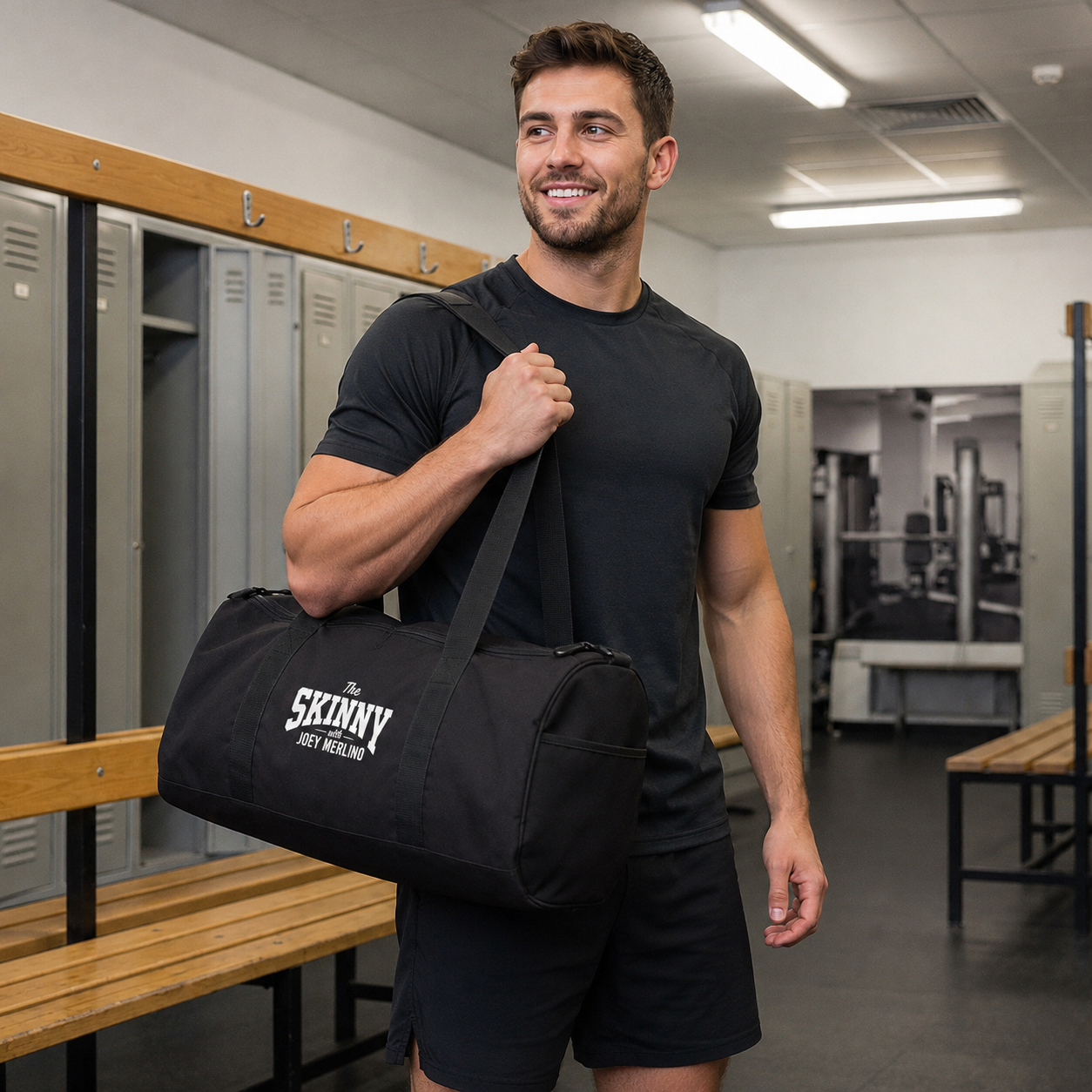 The Skinny with Joey Merlino Logo Travel Gym Bag