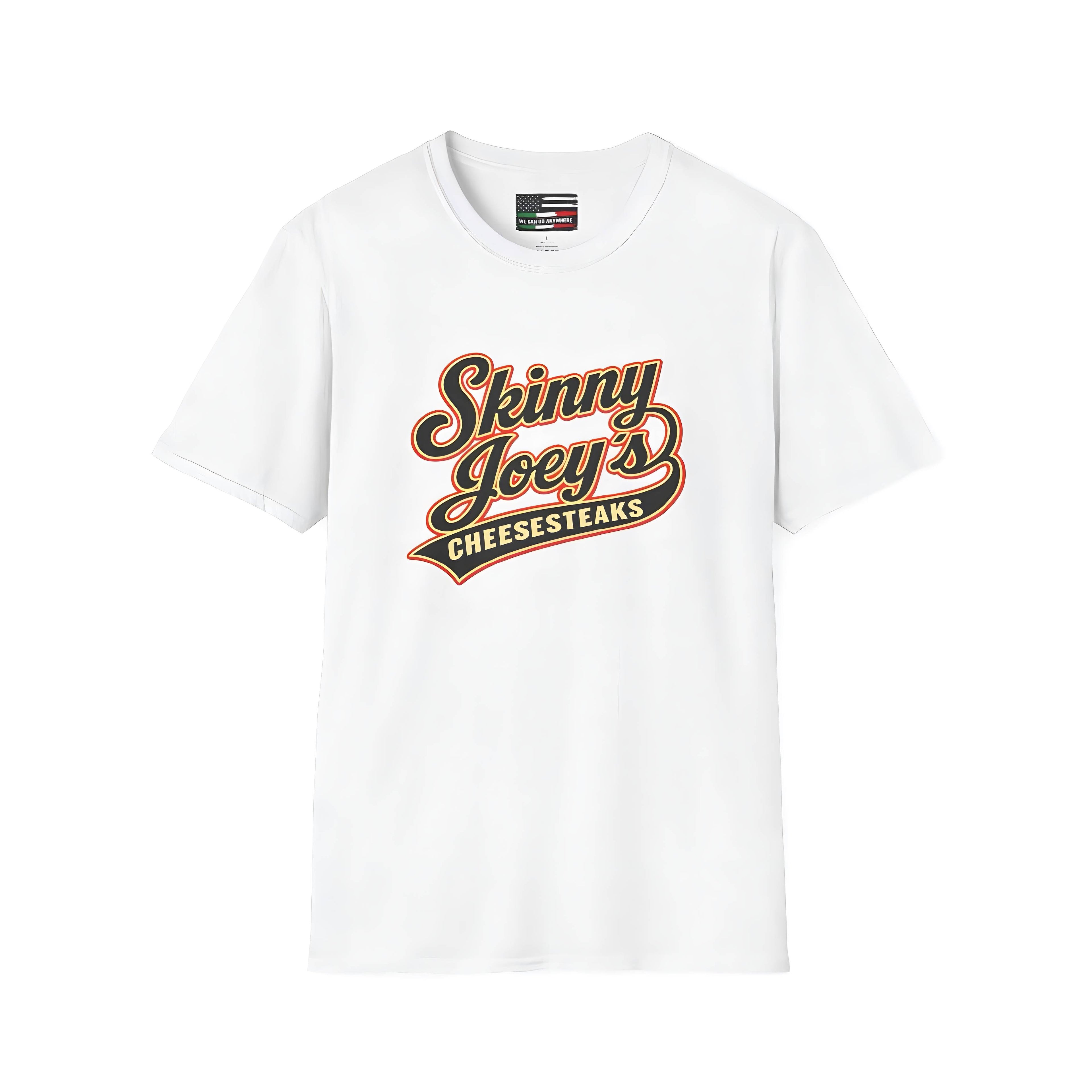 Skinny Joey's Cheesesteaks Retro Logo Tee - Vintage Philly Food Lover Shirt