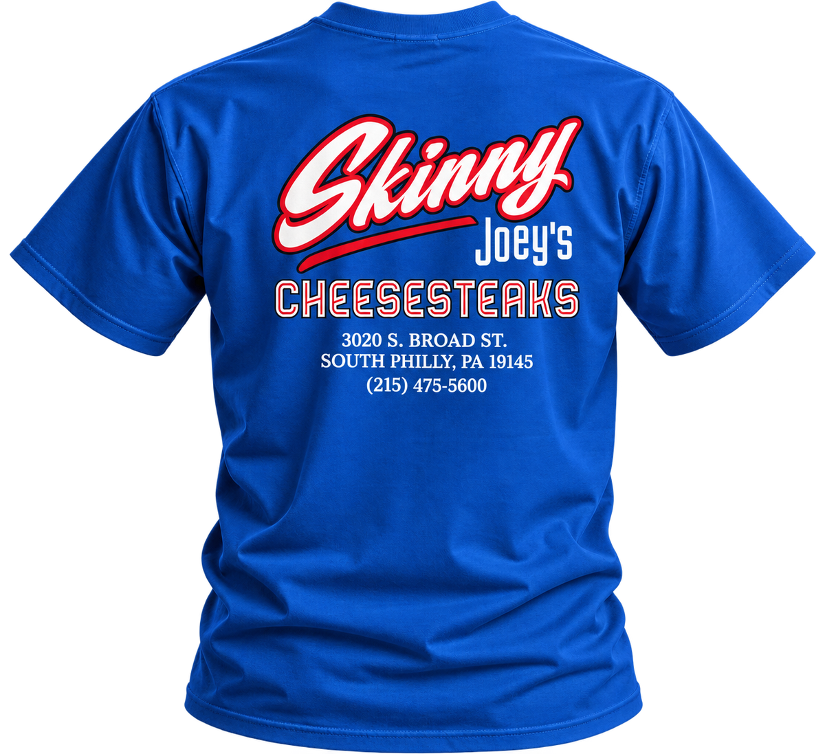 Skinny Joeys Cheesesteaks Unisex Heavy Cotton Tee, Skinny Joey's brand merch