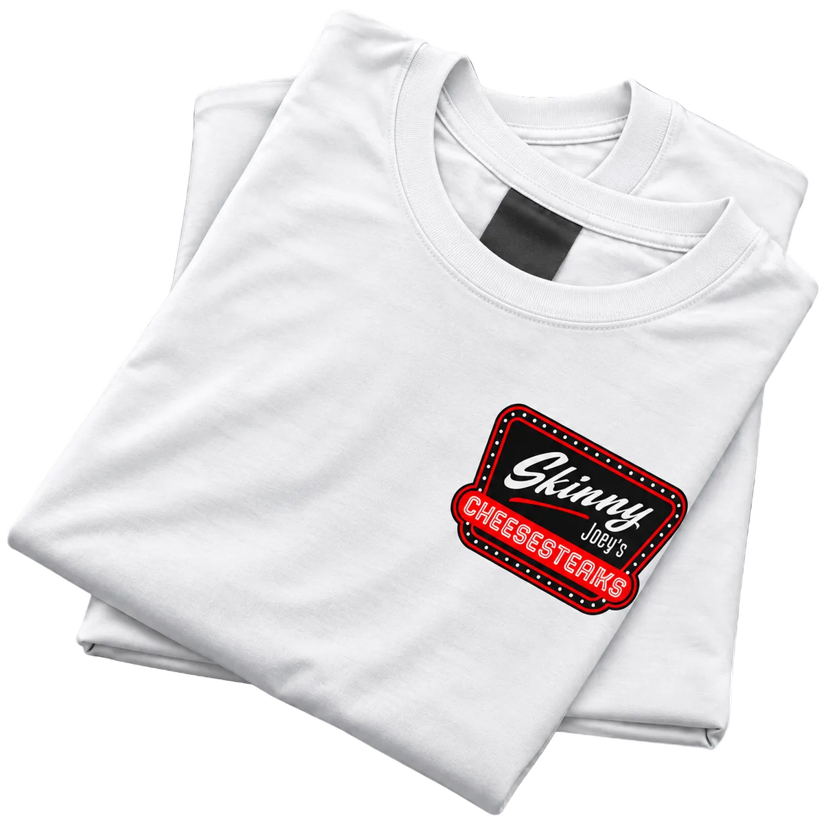 Skinny Joeys Cheesesteaks Unisex Heavy Cotton Tee, Skinny Joey's brand merch