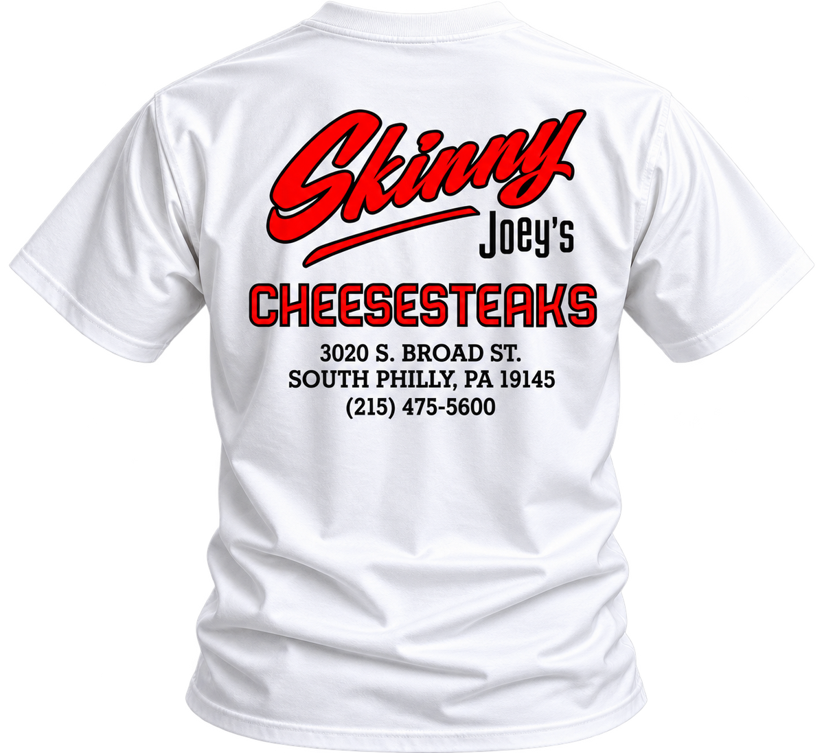Skinny Joeys Cheesesteaks Unisex Heavy Cotton Tee, Philadelphia apparel