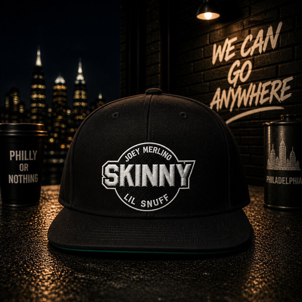 Skinny Joey Lil Snuff Embroidered Flat Bill Cap