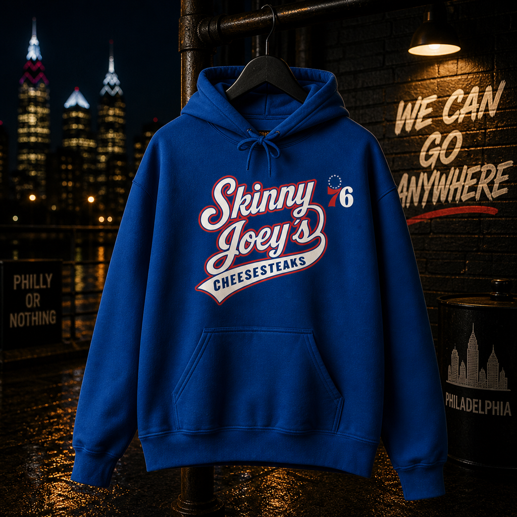 Skinny Basketball 76 Hoodie — Retro Pullover
