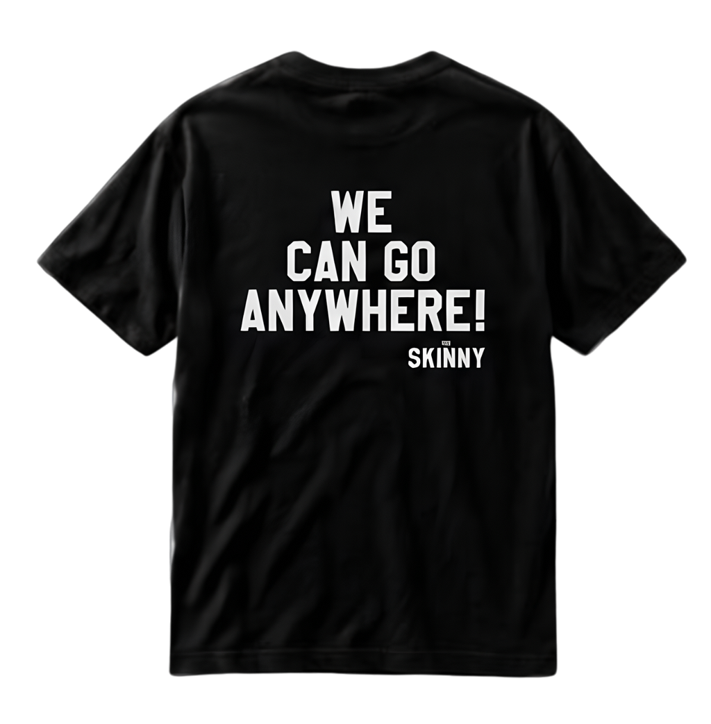 Skinny Joey's x We Can Go Anywhere Garment-Dyed Unisex T-Shirt