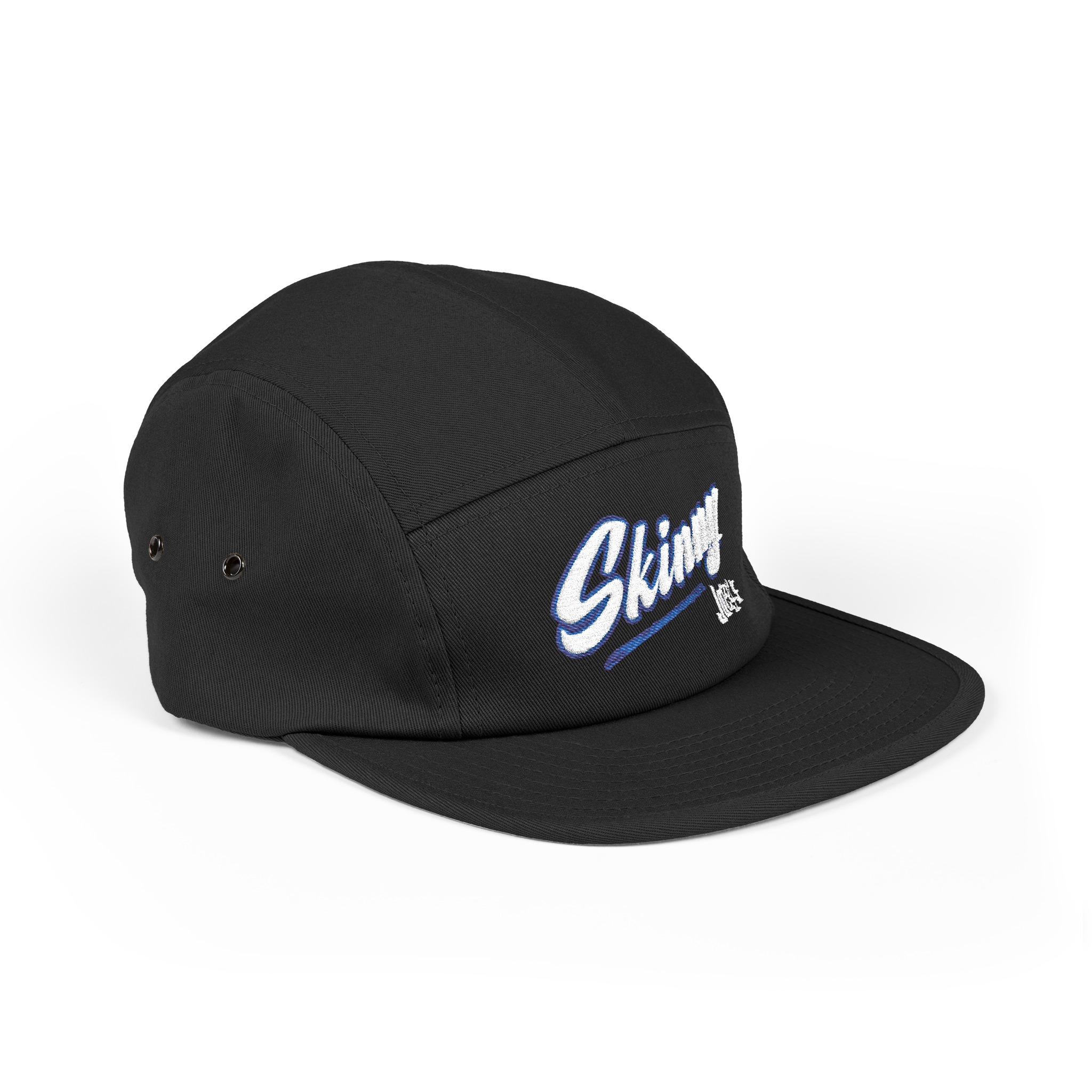 Black cap with 'Sking' logo on a white background