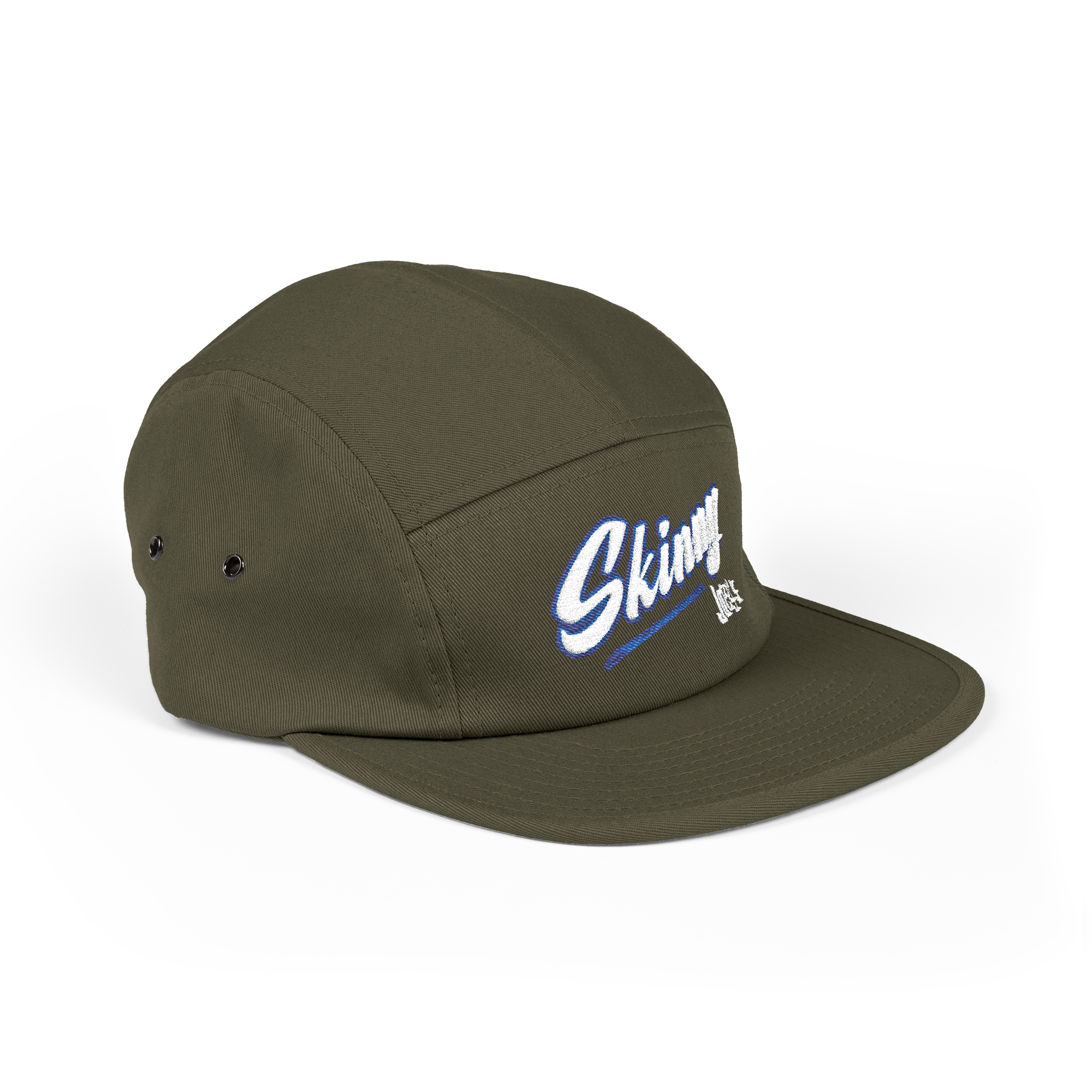Green cap with 'Sking' logo on a white background