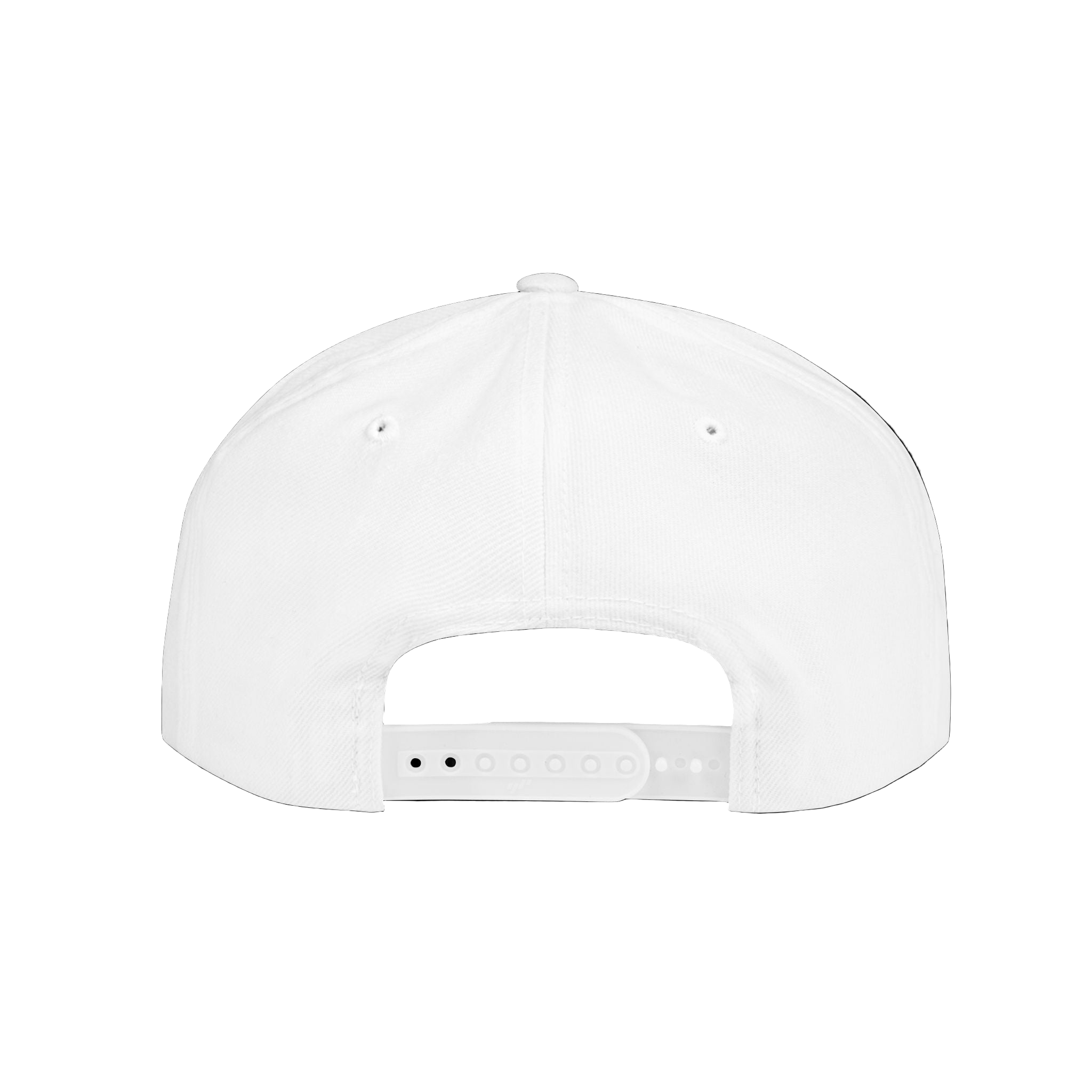 White cap on a white background