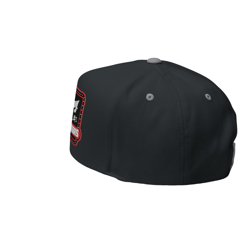 Skinny Joey's embroidered flat bill cap, gallery photo 16, The Skinny with Joey Merlino podcast merch