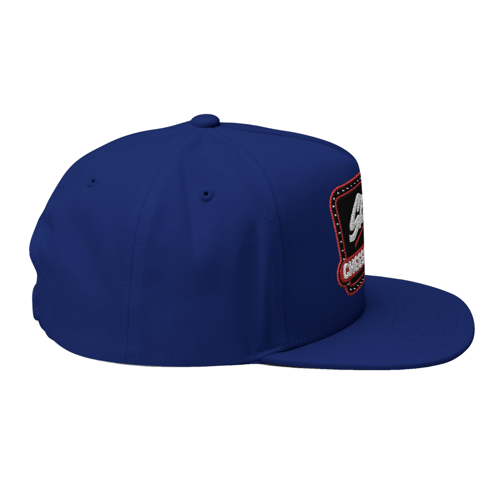 Skinny Joey's embroidered flat bill cap, gallery photo 23, The Skinny with Joey Merlino podcast merch