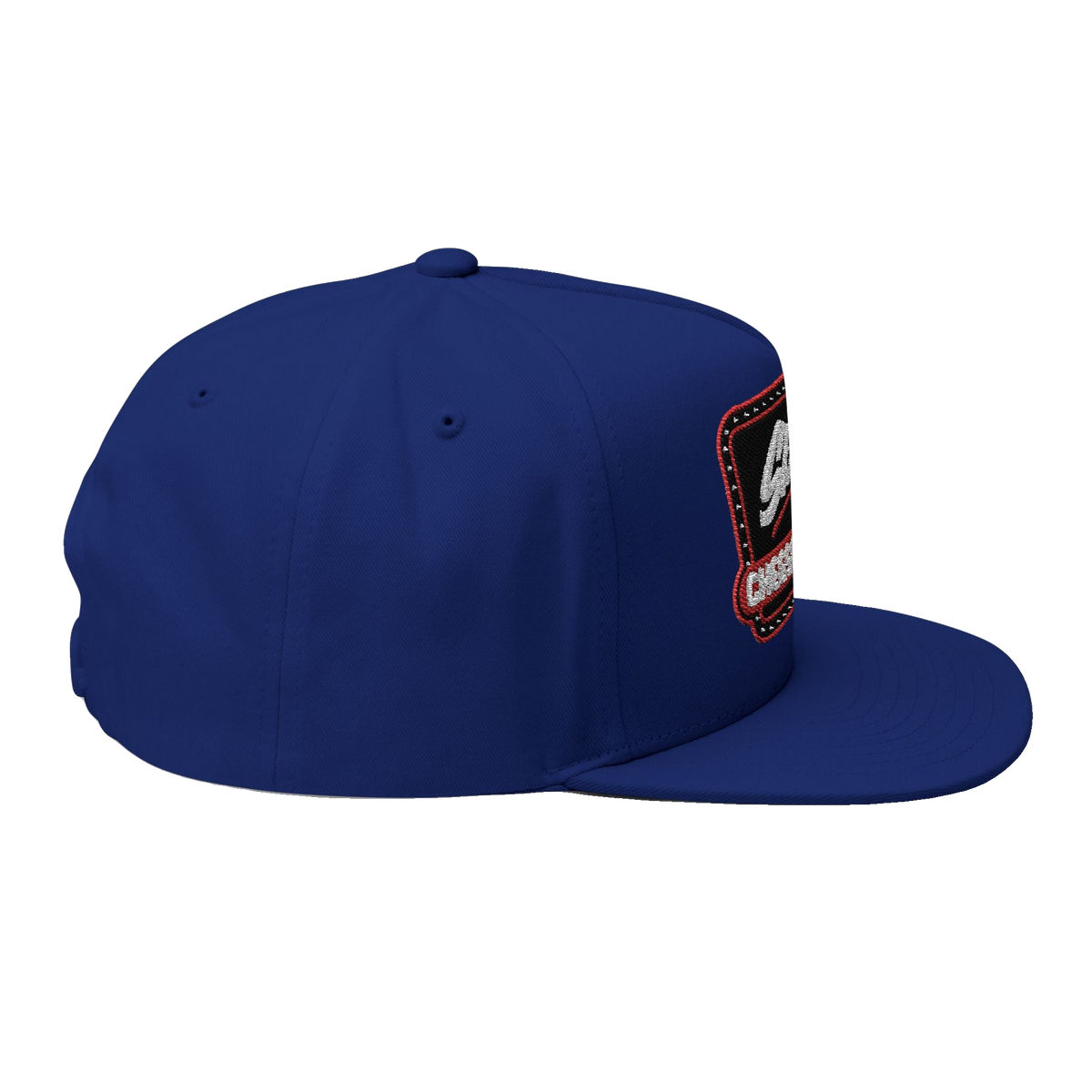 Skinny Joey's embroidered flat bill cap, gallery photo 23, The Skinny with Joey Merlino podcast merch