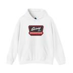 Skinny Joey's Cheesesteaks logo hoodie in white, South Philly streetwear