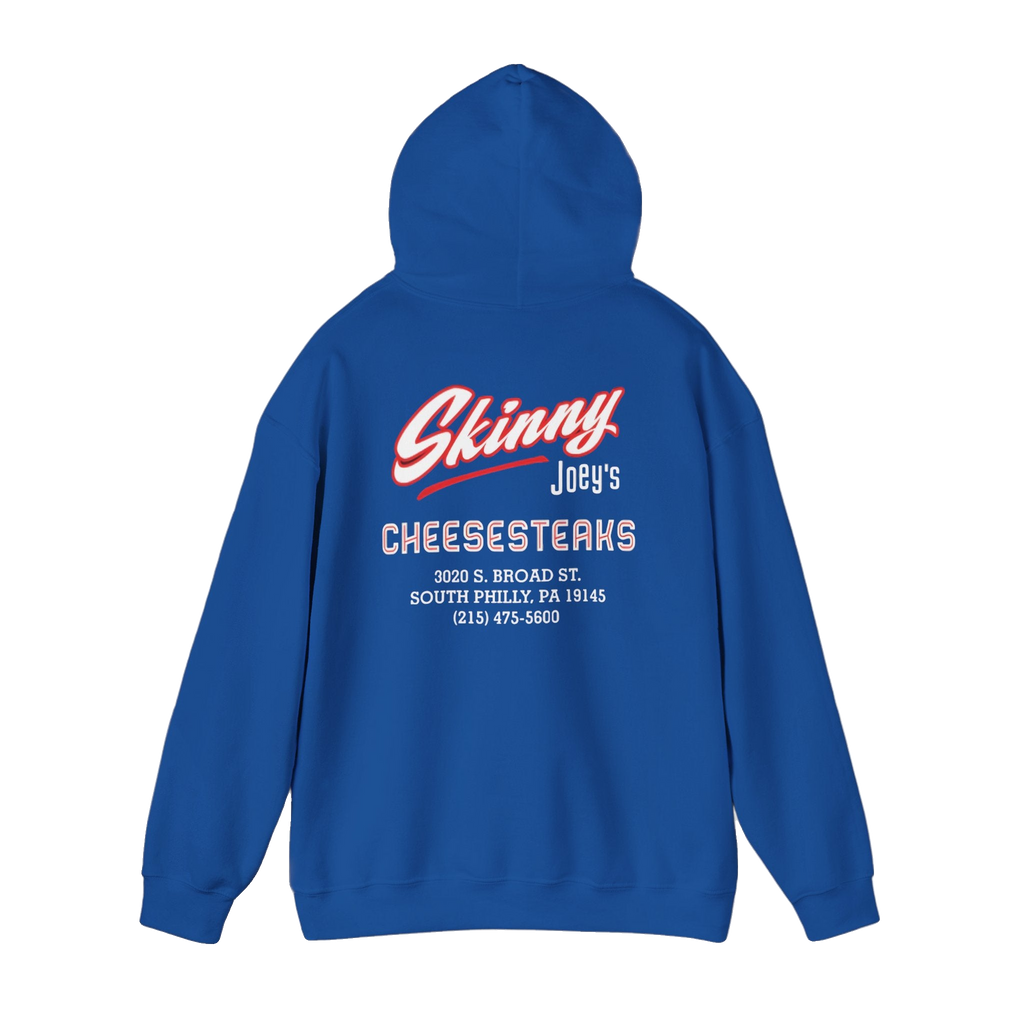 Skinny Joey's Cheesesteaks logo hoodie, gallery photo 5, The Skinny with Joey Merlino podcast merch
