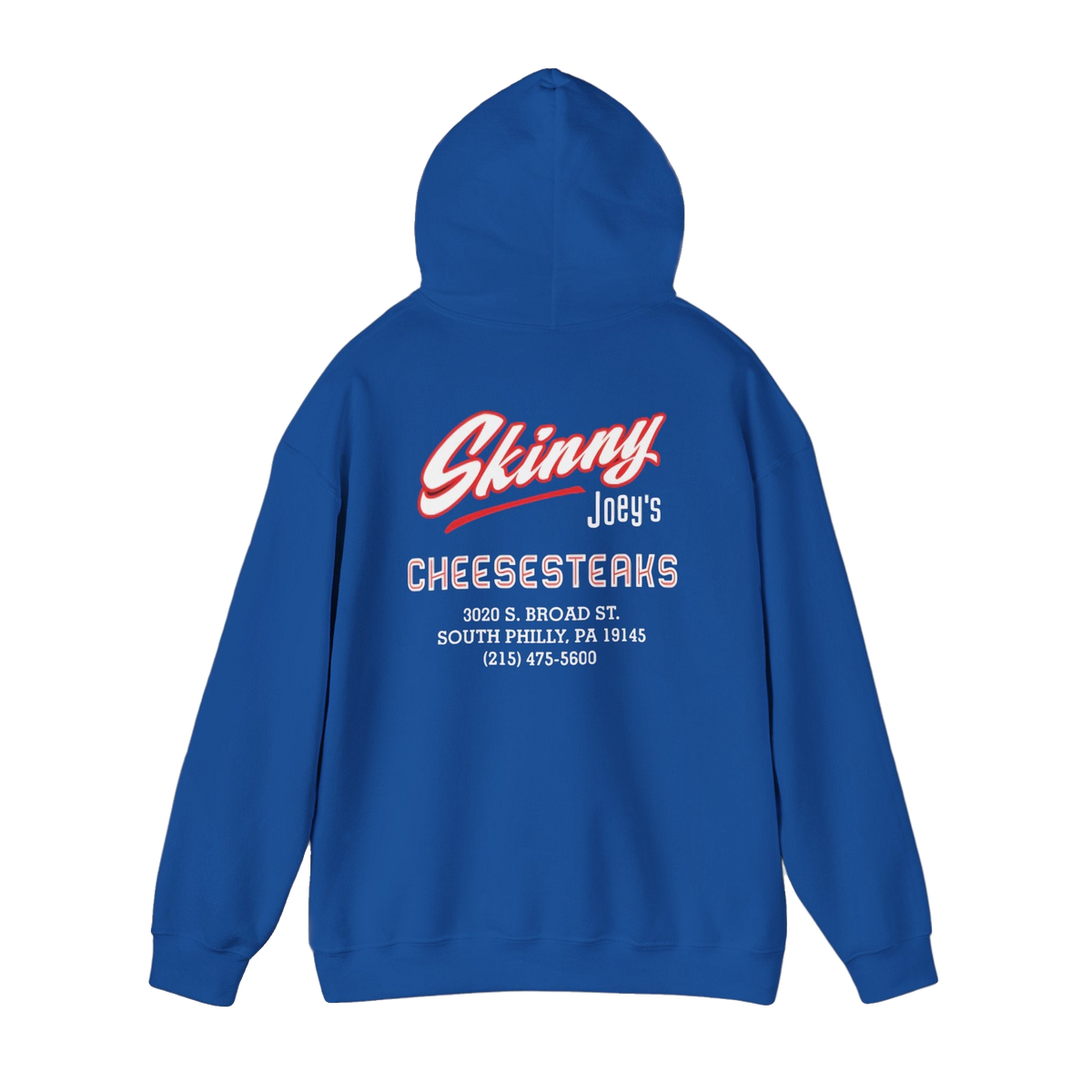 Skinny Joey's Cheesesteaks logo hoodie, gallery photo 5, The Skinny with Joey Merlino podcast merch