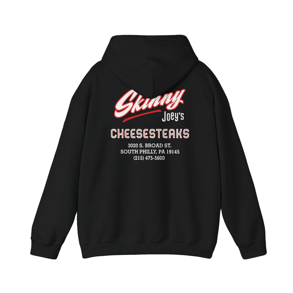 Skinny Joey's Cheesesteaks logo hoodie, gallery photo 7, Philly culture apparel