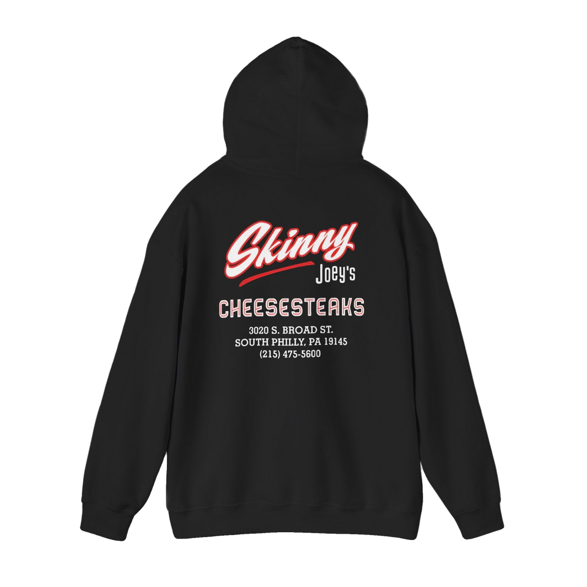 Skinny Joey's Cheesesteaks logo hoodie, gallery photo 8, The Skinny Podcast with Joey Merlino & Lil Snuff merch