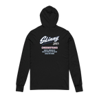 Sixers hooded long sleeve tee, South Philly streetwear