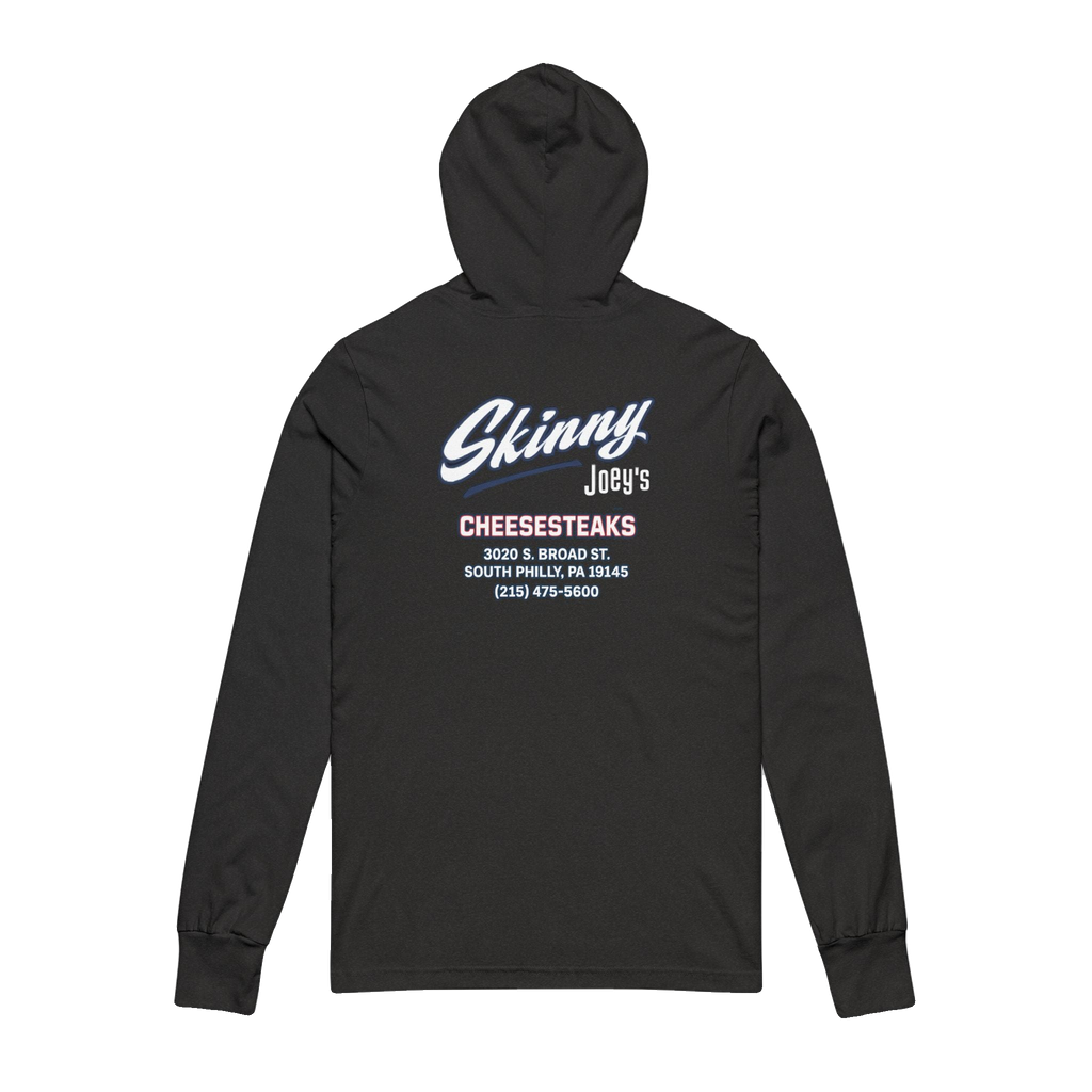 Sixers hooded long sleeve tee, Philadelphia streetwear