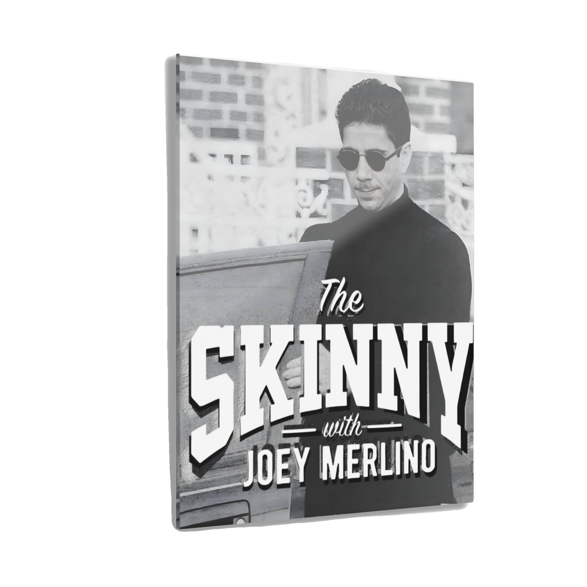 Joey Merlino 90s acrylic glass wall art, 11x14 in, South Philly streetwear