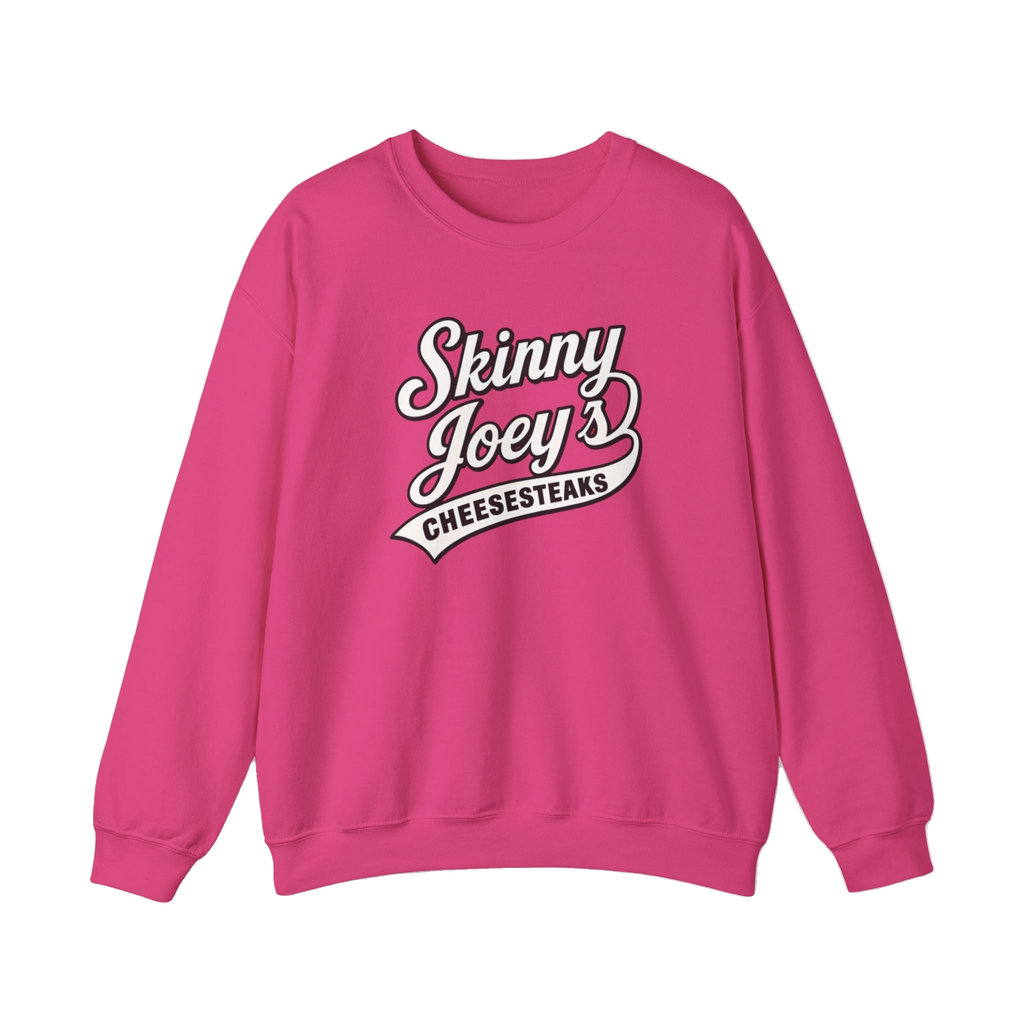 South Philly 3020 S. Broad St. crewneck in heliconia pink, South Philly streetwear