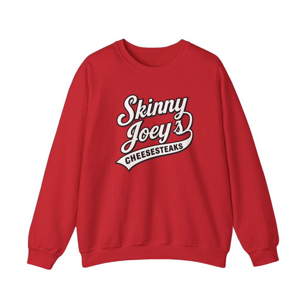 South Philly 3020 S. Broad St. crewneck in red, Philadelphia streetwear
