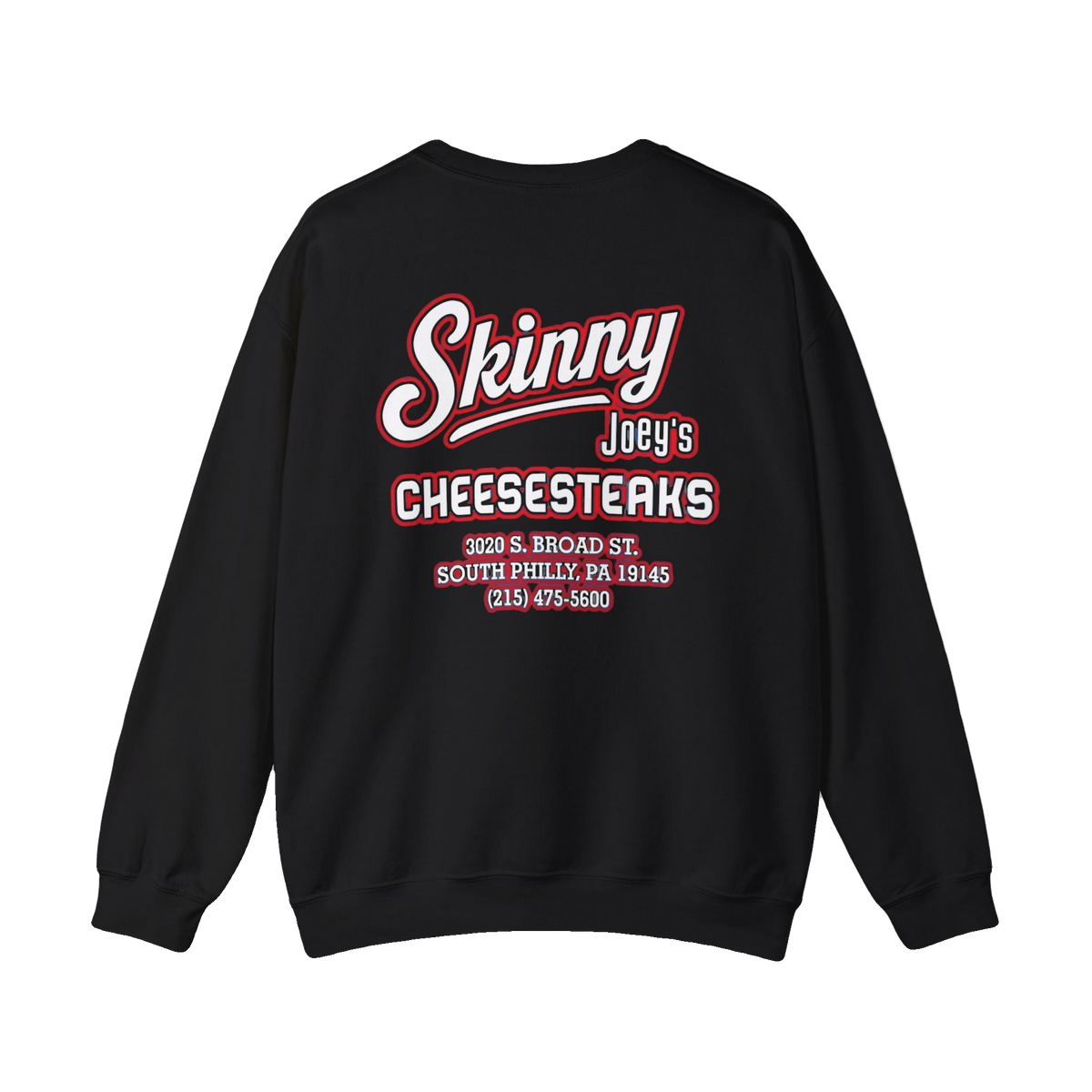 South Philly 3020 S. Broad St. crewneck, The Skinny with Joey Merlino podcast merch