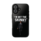 Respect The Call phone case for iPhone 16, glossy finish, The Skinny with Joey Merlino podcast merch