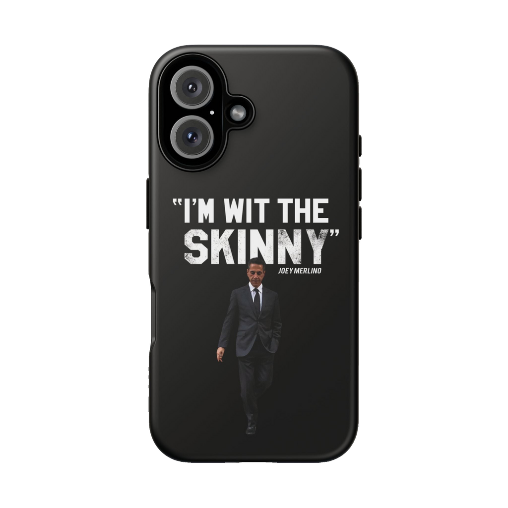 Respect The Call phone case for iPhone 16, matte finish, The Skinny Podcast with Joey Merlino & Lil Snuff merch