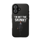 Respect The Call phone case for iPhone 16, matte finish, The Skinny Podcast with Joey Merlino & Lil Snuff merch