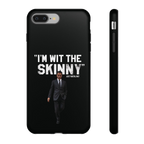 Respect The Call phone case for iPhone 8 Plus, matte finish, The Skinny with Joey Merlino podcast merch