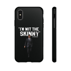 Respect The Call phone case for iPhone X, glossy finish, The Skinny Podcast with Joey Merlino & Lil Snuff merch