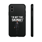 Respect The Call phone case for iPhone X, matte finish, Skinny Joey's Cheesesteaks apparel