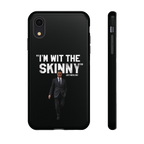 Respect The Call phone case for iPhone XR, glossy finish, South Philly streetwear