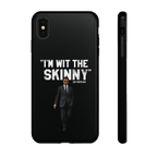 Respect The Call phone case for iPhone XS MAX, glossy finish, Skinny Joey's Cheesesteaks apparel