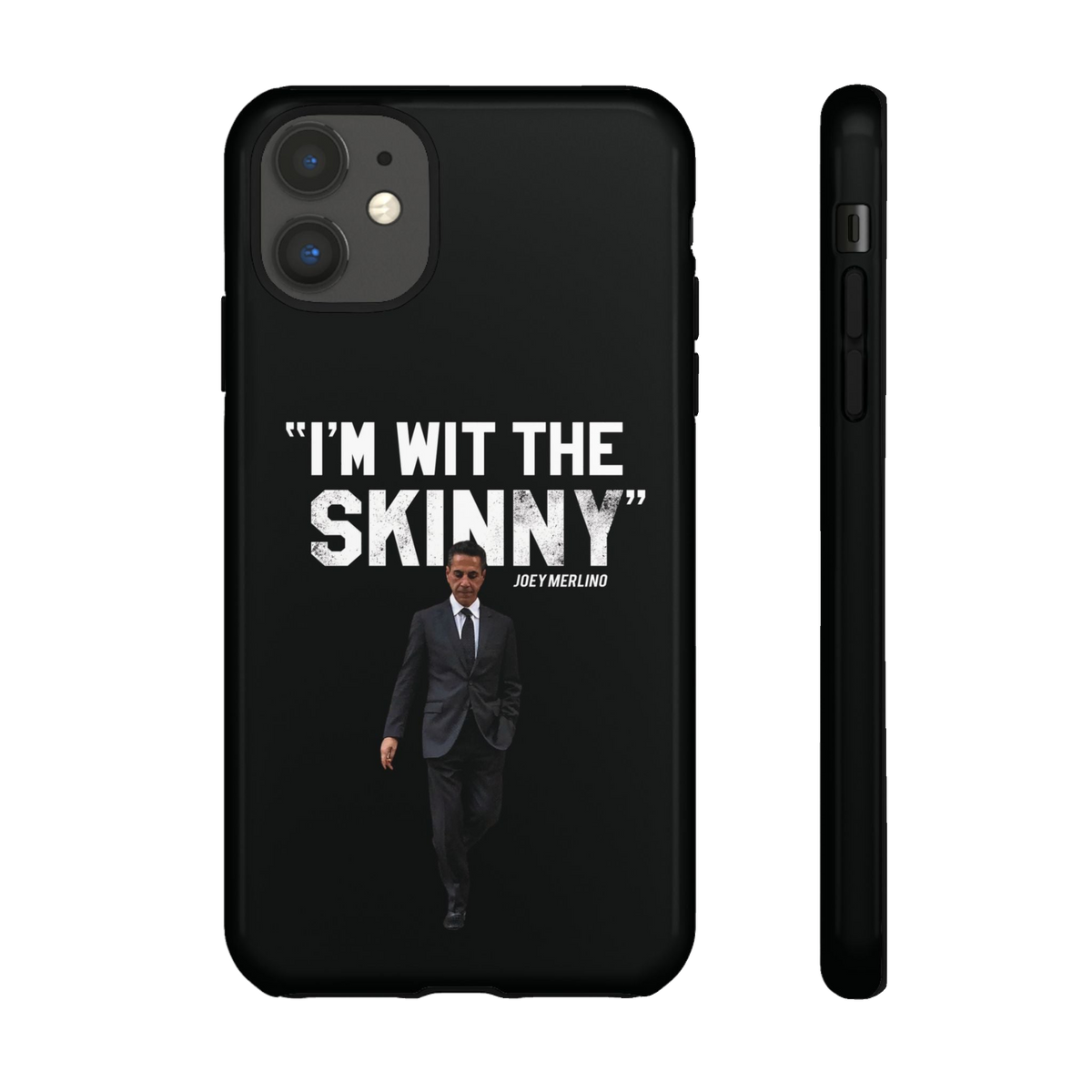 Respect The Call phone case for iPhone 11, glossy finish, Philadelphia streetwear